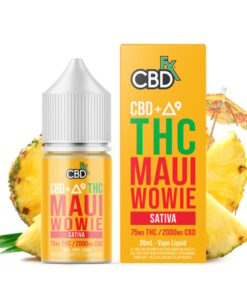 CBD Delta 9 THC Vape Juice Maui Wowie