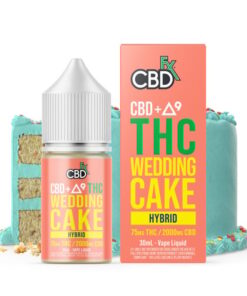 CBD Delta 9 THC Vape Juice Wedding Cake